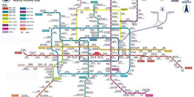 Pekingin metro station kartta