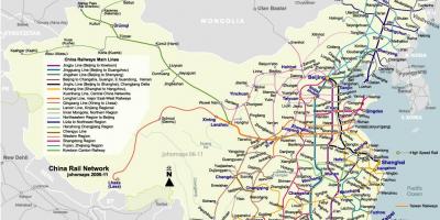 Beijing railway kartta