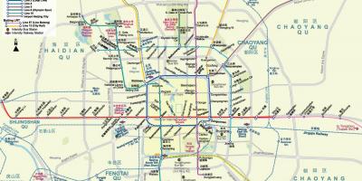 Pekingin metro kartta