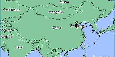 Kartta Pekingin sijainti maailmassa