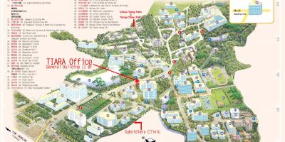 Tsinghuan yliopiston kampuksella kartta